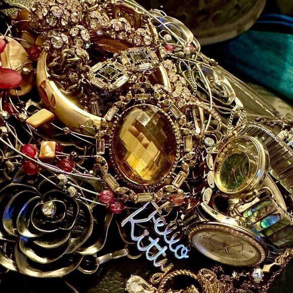 5 Pcs vintage 2 modern jewelry lot – All Wearable 7.19A - Picture 9 of 12